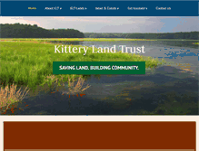 Tablet Screenshot of kitterylandtrust.org